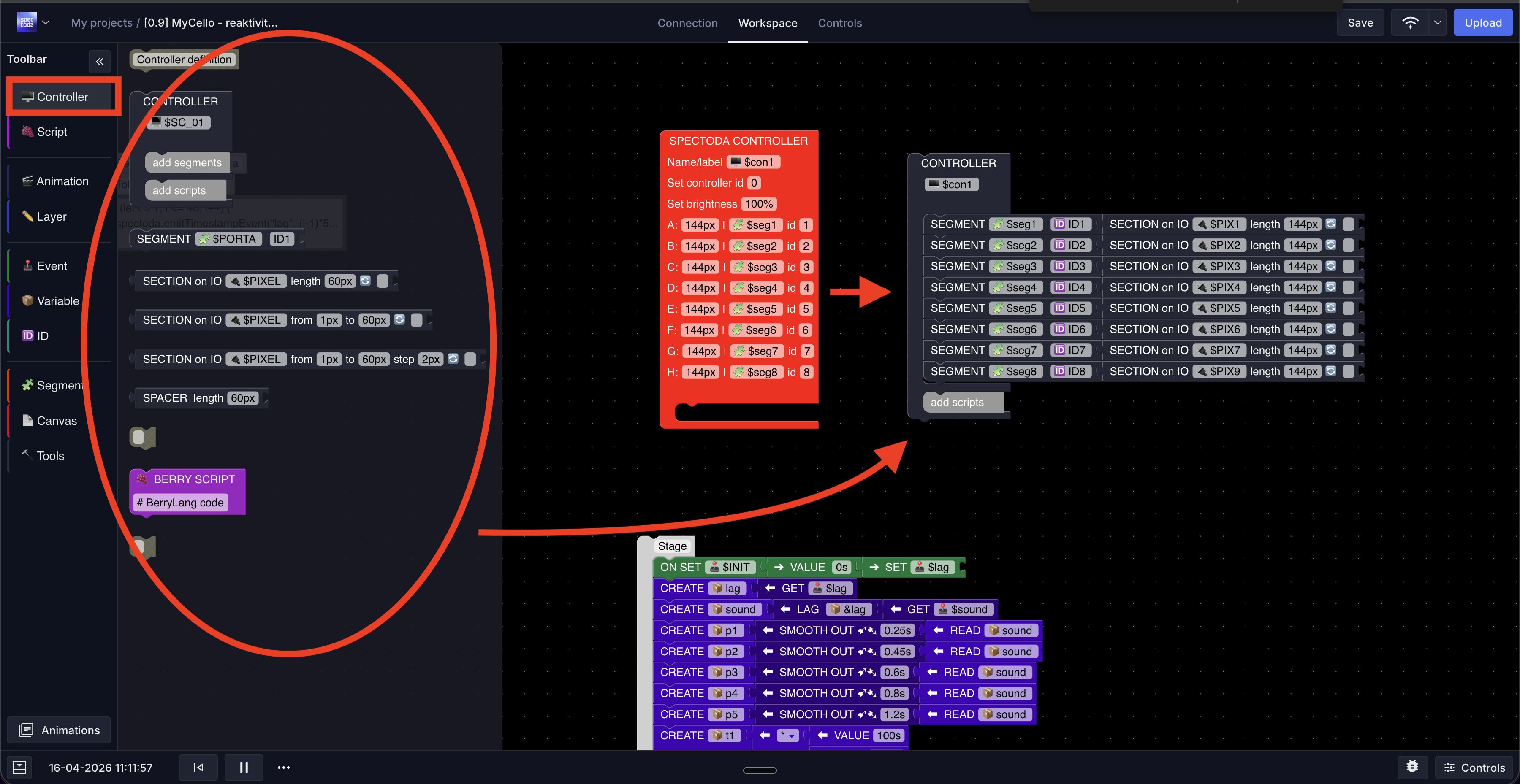 Main Studio: migrace starého controller bloku a deprecated částí projektu